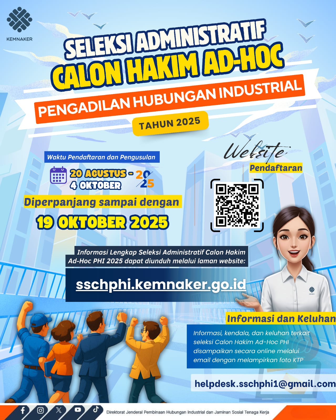 pendaftaran pengusulan calon hakim ad hoc phi 2025 diperpanjang ayo daftar thumbnail