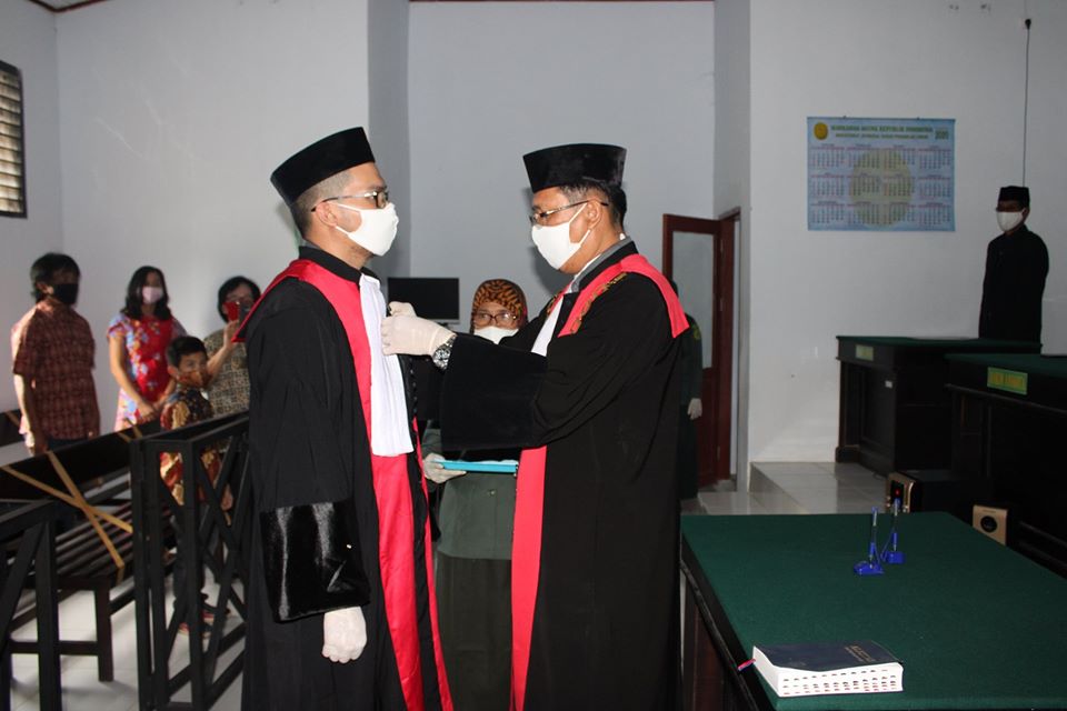 Pelantikan Hakim Pengadilan Negeri Belopa Leonardus 2
