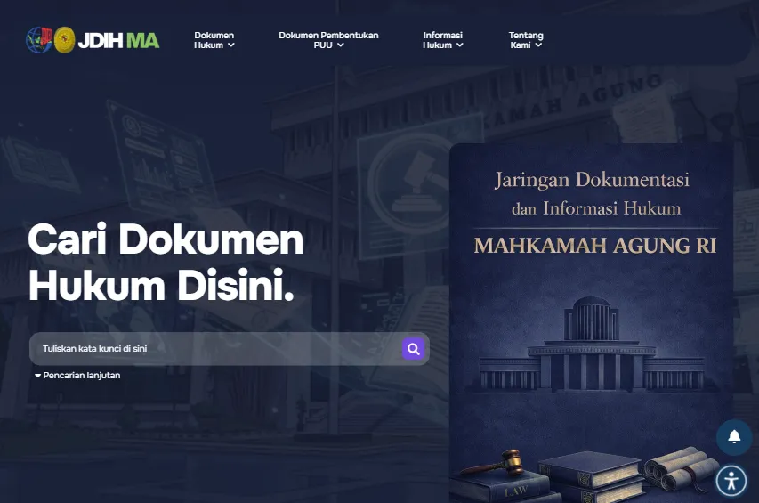 Jaringan Dokumentasi dan Informasi Hukum (JDIH) Mahkamah Agung RI