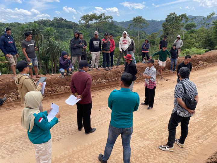 Pemeriksaan Setempat Perkara Nomor 16/Pdt.G/2024/PN Blp