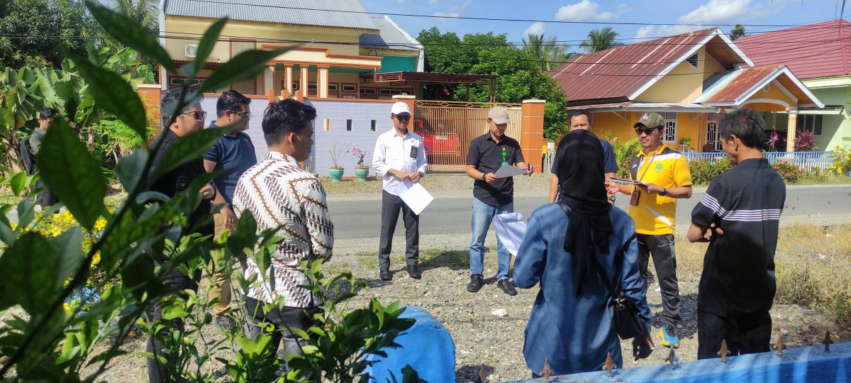 Pemeriksaan Setempat Perkara Nomor 21/Pdt.G/2024/PN Blp