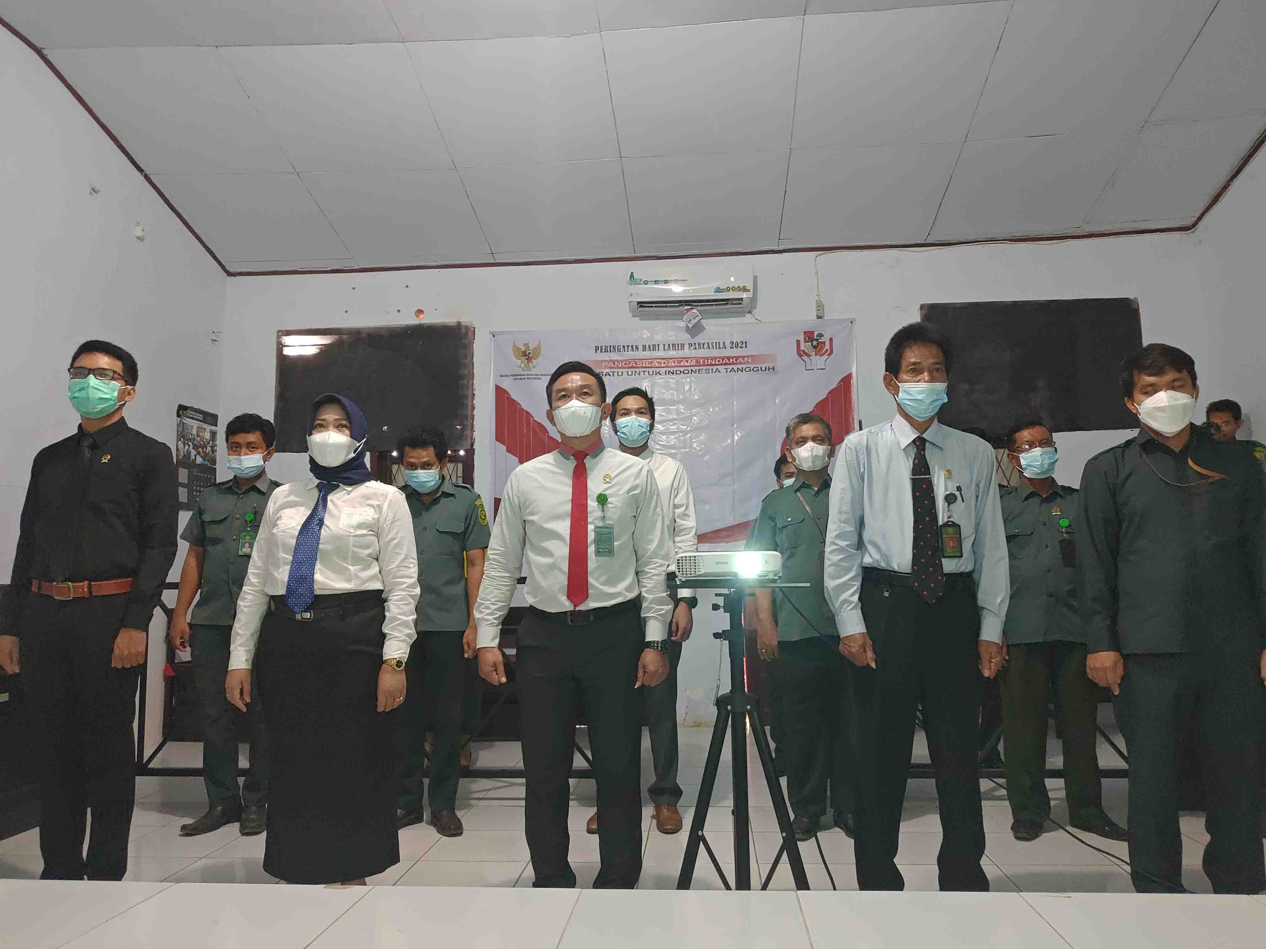 Upacara Virtual Hari Kelahiran Pancasila 1 Juni 2021