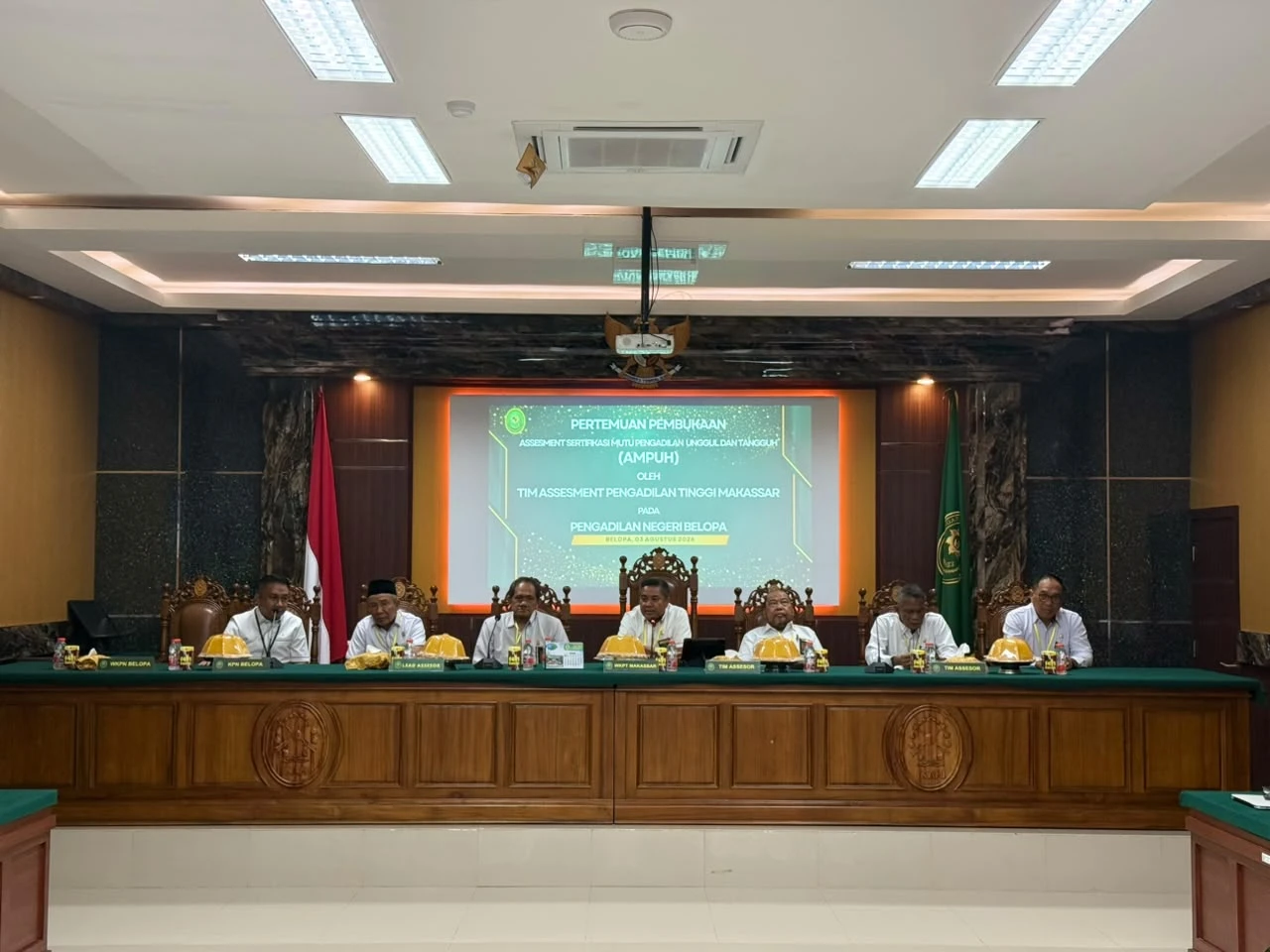 PN Belopa Jalani Assessment AMPUH oleh Tim Pengadilan Tinggi Makassar