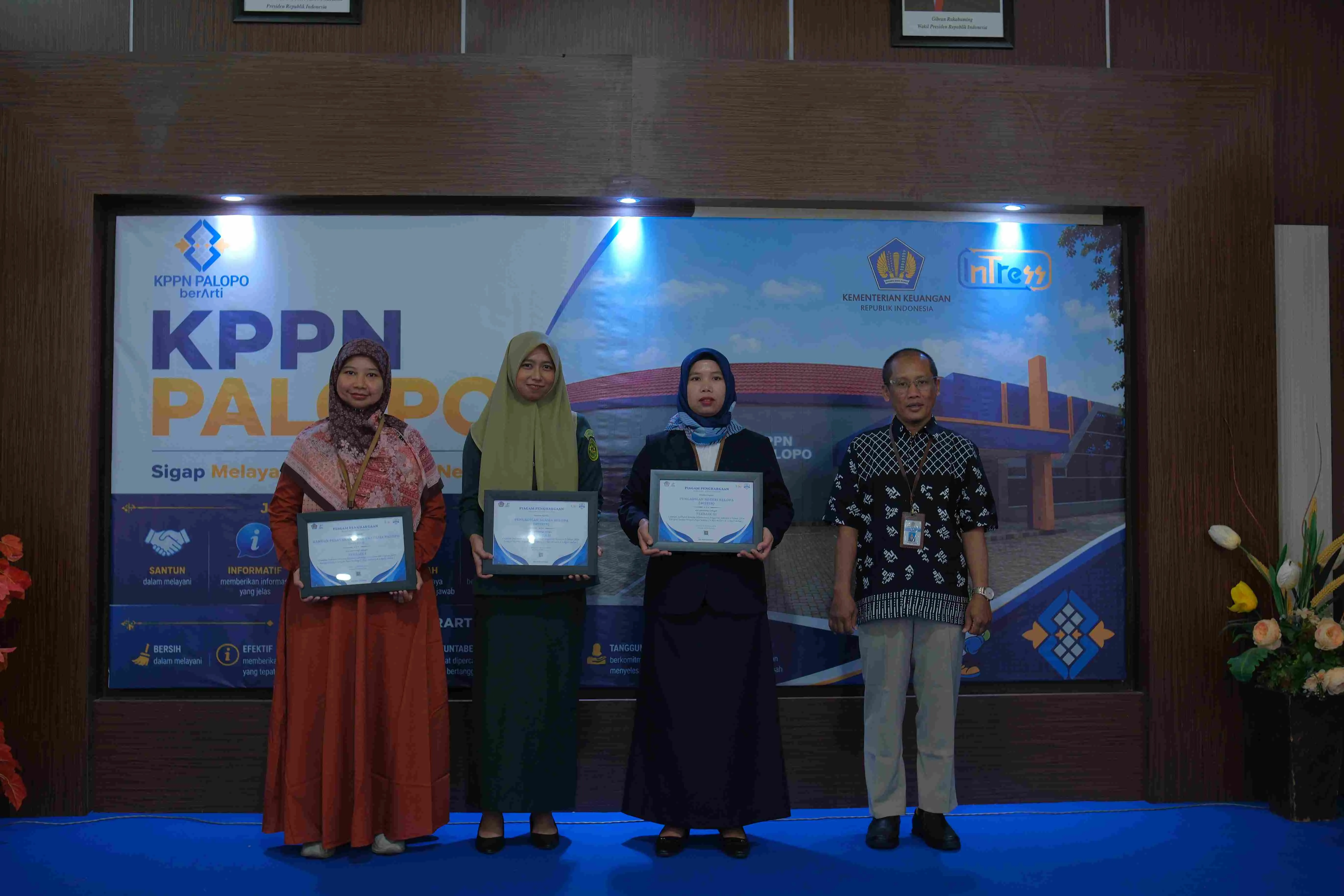 PN Belopa Raih Tiga Penghargaan dari KPPN Palopo atas Kinerja Pengelolaan Anggaran Semester I 2026