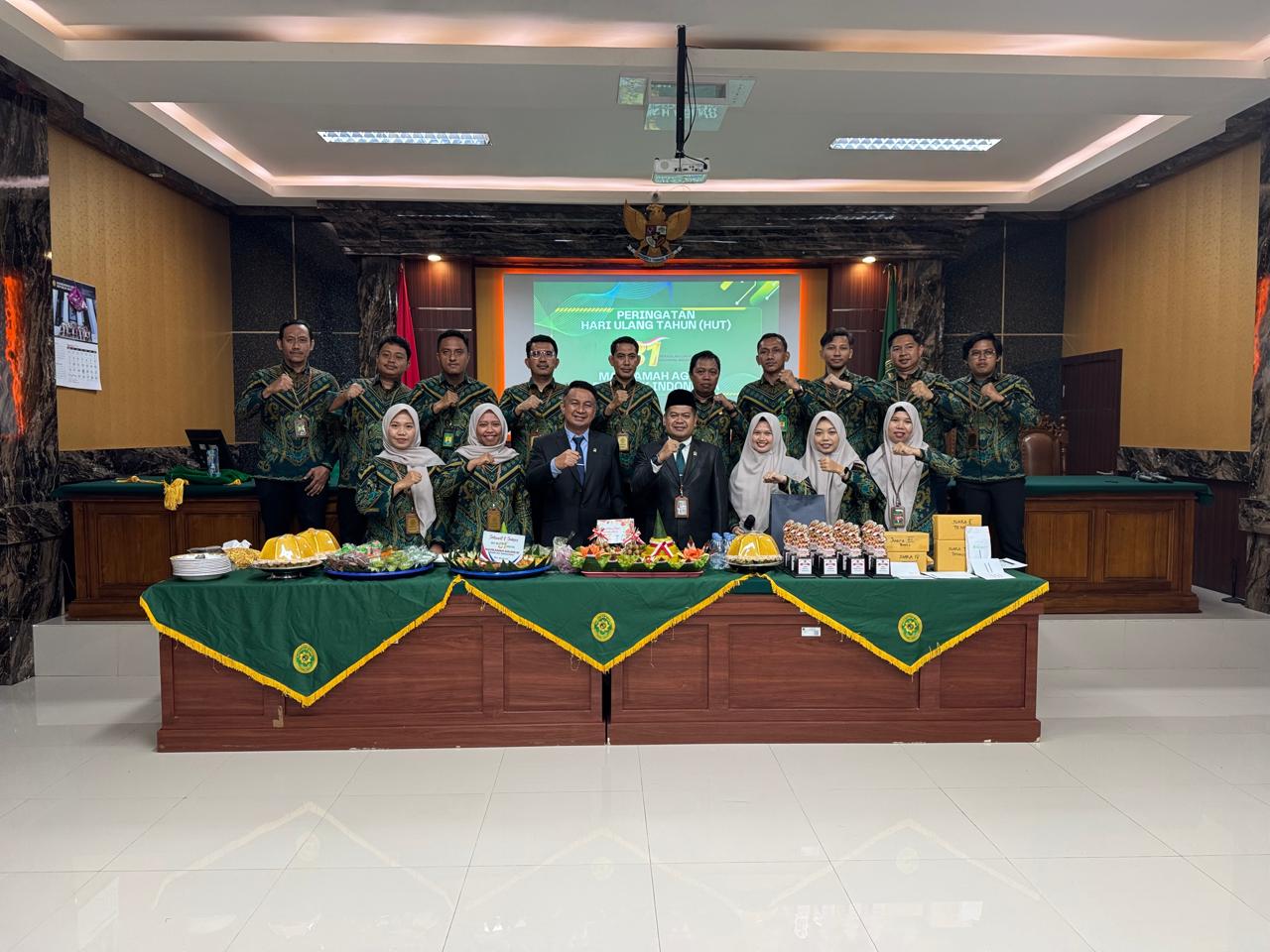 PN Belopa Gelar Tasyakuran Memperingati HUT ke-81 Mahkamah Agung RI